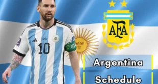argentina football matches schedule in ist