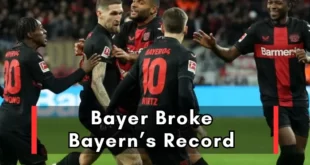 bayern leverkusen broken bayern's record