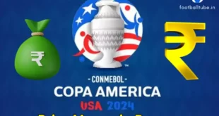 copa america 2024 prize money in rupees