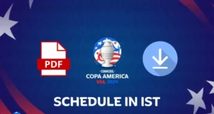 copa america 2024 schedule in ist