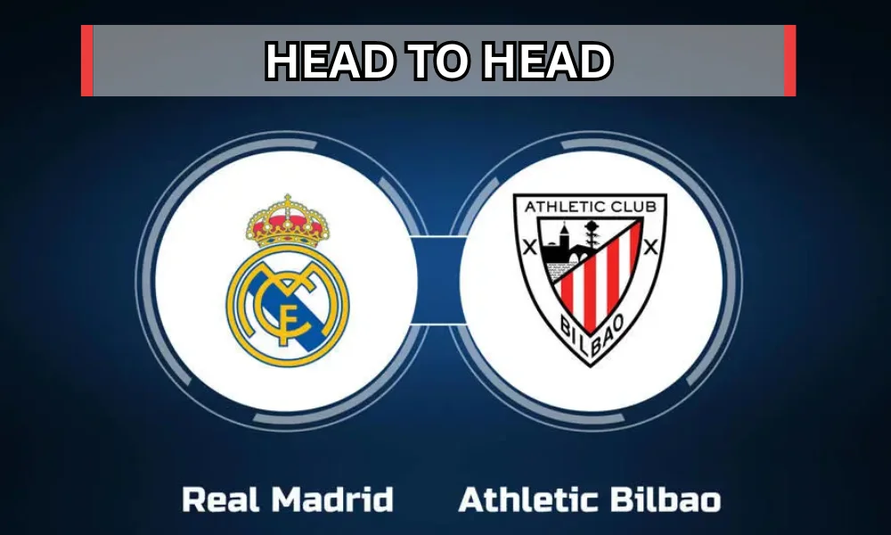 real madrid vs athletic club head to head