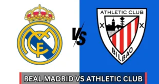 real madrid vs athletic time, tv channel in india