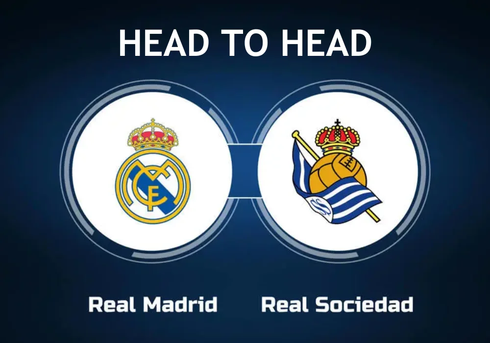 real madrid vs real sociedad head to head