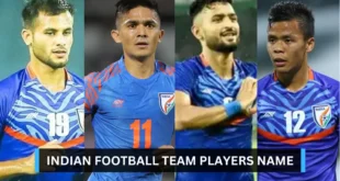 indian football team players name