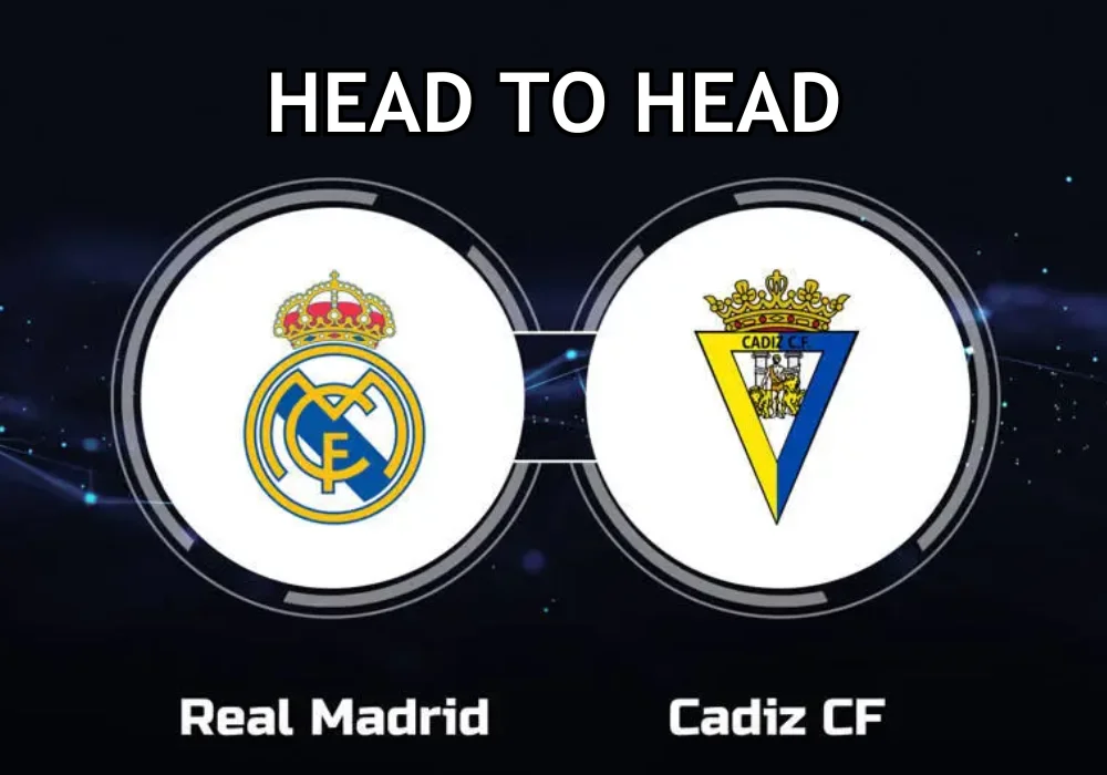 real madrid vs cadiz head to head